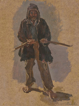 Johann Nepomuk Rauch - Ein italienischer Schiffer am Ruder stehend.webp