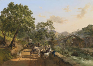 Johann Nepomuk Rauch - Rast an der Landstrae.webp