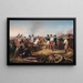 segerdeklaration efter slaget vid Leipzig den 18 oktober 1813 - Johann Peter Krafft — inramlat konstverk på väggen