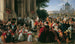L'Entrée de l'Empereur François Ier à Vienne efter freden i Paris den 16 juni 1814 - Johann Peter Krafft — vy av konstverket