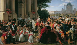 Johann Peter Krafft - Der Einzug von Kaiser Franz I in Wien nach dem Pariser Frieden am 16 Juni 1814.webp