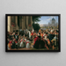 L'Entrée de l'Empereur François Ier à Vienne efter freden i Paris den 16 juni 1814 - Johann Peter Krafft — inramlat konstverk på väggen