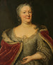 Porträtt av Marie-Louise av Hesse-Cassel, kallad MaaikeMeu, änka efter Frisiske stathouder Jean-Guillaume Friso, prins av Orange-Nassau - Johann Philipp Behr — vy av konstverket