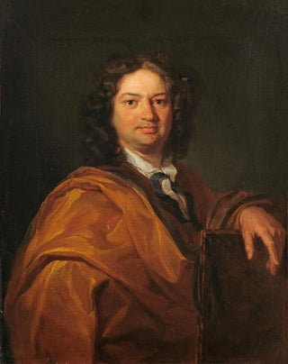 Johann Rudolf Huber the elder - Portrait of an Unknown Artist.webp