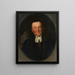 Ernst Daniel Bursy - Johann Samuel Grüne — inramlat konstverk på väggen