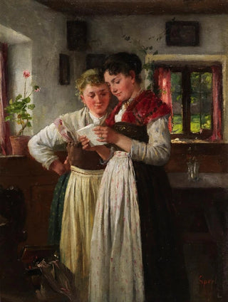 Johann Sperl - Der Liebesbrief.webp