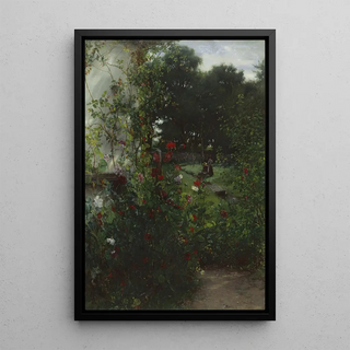 Johann Sperl - Meadow in front of Leibls studio in Aibling.webp