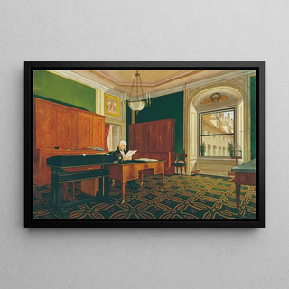 Johann Stephan Decker - Kaiser Franz II I in seinem Arbeitszimmer.webp