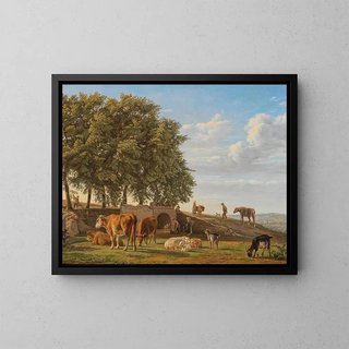 Johann Ulrich Burri - A Pasture with Washerwomen.webp
