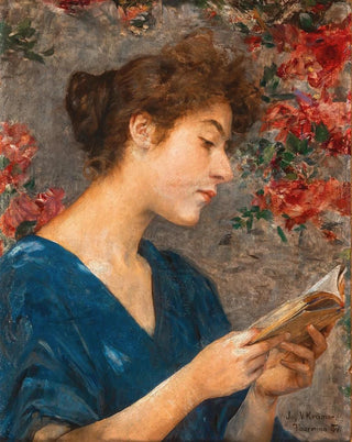 Johann Victor Krmer - A Beautiful Reader.webp