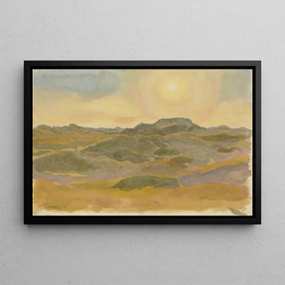 Johann Vincenz Cissarz - Norderney mit sonnenbeschienenen Dnen.webp