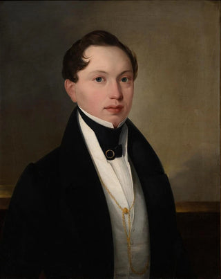 Johann Wachtl - Brustbild eines bartlosen Herrn.webp