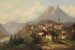 Vy över Pilatus med Tomlishorn - Johann Wilhelm Jankowski — vy av konstverket