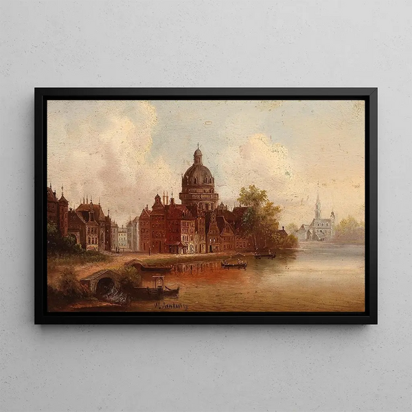 Johann Wilhelm Jankowsky - Koepelkerk in Amsterdam.webp