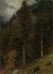 Reproduktion av målningen Pente i tallskogen - Johann Wilhelm Schirmer