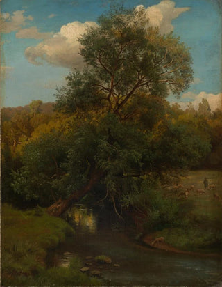 Johann Wilhelm Schirmer - Am Bach.webp