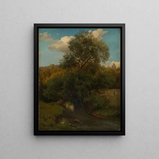 Johann Wilhelm Schirmer - Am Bach.webp