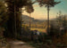 La vallée de l'Oos med utsikt över Rhen-slätten och Vosges på kvällen - Johann Wilhelm Schirmer — vy av konstverket