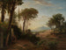 Le matin, le départ du voyageur vers Jéricho - Johann Wilhelm Schirmer — vy av konstverket