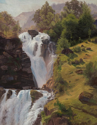 Johann Wilhelm Schirmer - Der Reichenbachfall bei Meiringen.webp
