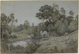Johann Wilhelm Schirmer - Die Grotte der Egeria.webp