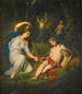 Bacchus med en leopard - Johann Wilhelm Schütze — vy av konstverket