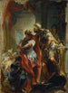 Saint Samson med kejsar Justinianus - Johann Wolfgang Baumgartner — vy av konstverket
