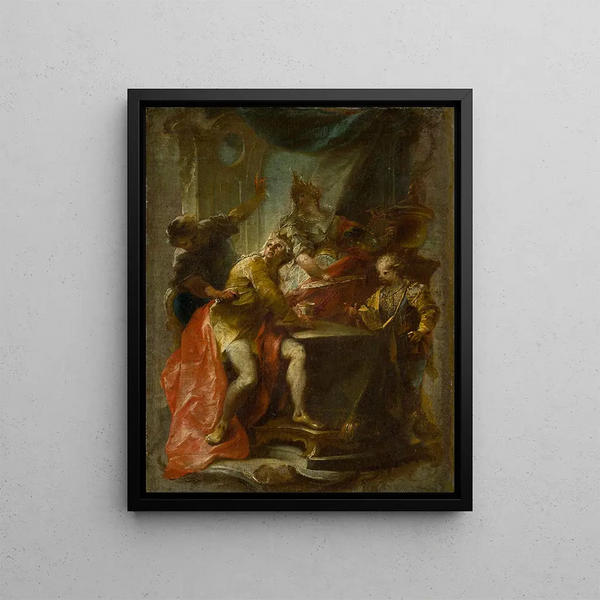 Johann Wolfgang Baumgartner - The Murder of Saint Edward King and Martyr.webp