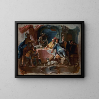 Johann Wolfgang Baumgartner - The Prodigal Son Wasting his Inheritance.webp