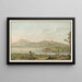 Vue de Schadau sur le lac de Thoune - Johann Wolfgang Kleemann — inramlat konstverk på väggen