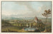 Översiktsbild av Alperna och glaciärer tagen från Worb slott - Johann Wolfgang Kleemann — vy av konstverket