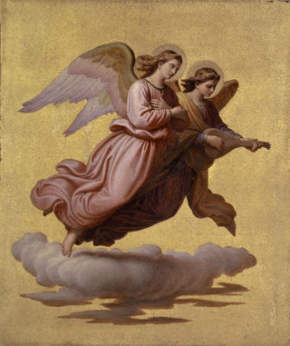 Johann von Schraudolph - Two Angels Floating II.webp