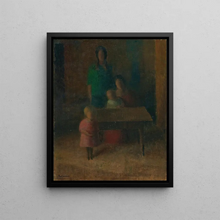 Johann von Tscharner - Familie Am Tisch.webp