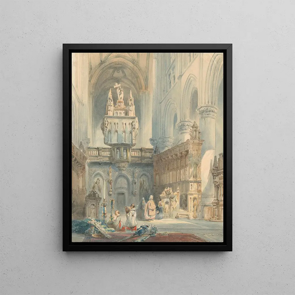 Johannes Bosboom - Kerkinterieur.webp
