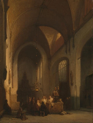 Johannes Bosboom - We sing your praises seven times a day.webp