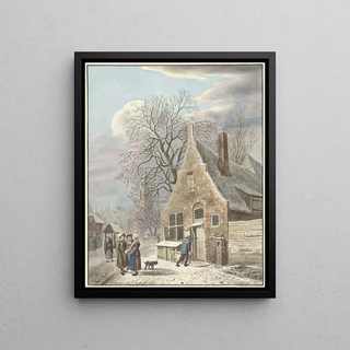 Johannes Christiaan Janson - Dorp onder sneeuw.webp