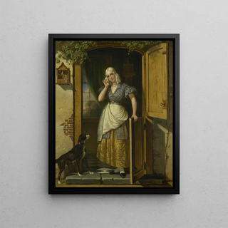 Johannes Hendrik van West - Love Note.webp
