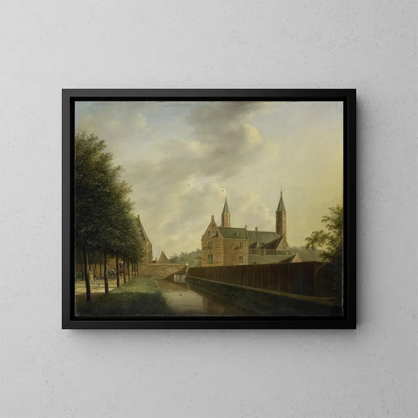 Manoir de Heemstede - Johannes Janson — inramlat konstverk på väggen