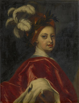 Johannes Kupeczky - Portrait Of A Young Man With A Feather Cap.webp