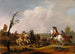 Scène de bataille - Johannes Lingelbach — vy av konstverket
