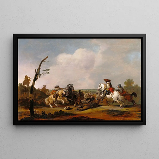 Johannes Lingelbach - Battle Scene.webp