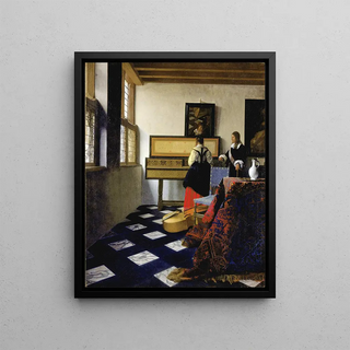 Johannes Vermeer - Lady At The Virginal With A Gentleman the Music Lesson.webp