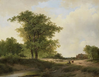 Landskap med gård - Johannes Wernardus Bilders — vy av konstverket