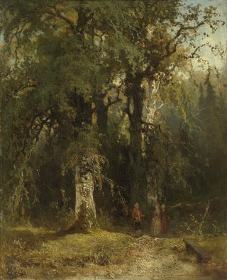 Johannes Wernardus Bilders - View in the Woods.webp