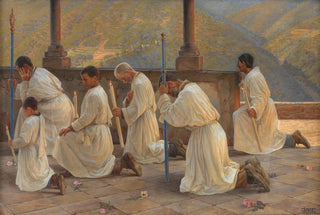 Johannes Wilhjelm - Bn om regn Procession i Apenninerne.webp