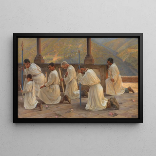 Johannes Wilhjelm - Bn om regn Procession i Apenninerne.webp