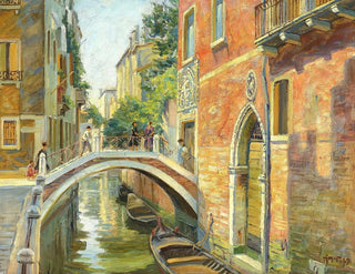 Canal vénitien - Johannes Wilhjelm — vy av konstverket