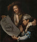 Allegori över den franska invasionen 1672 - Johannes van Wijckersloot — vy av konstverket