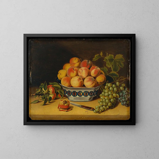 John A Woodside - Still Life Peaches and Grapes.webp