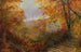 En hus i en glänta - John Atkinson Grimshaw — vy av konstverket